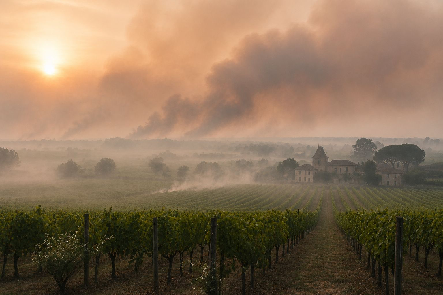 Bordeaux in Flammen – Was bedeuten die Waldbrände für den Jahrgang 2026?