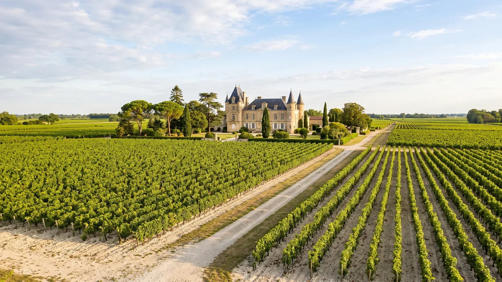 Wine landscape in France