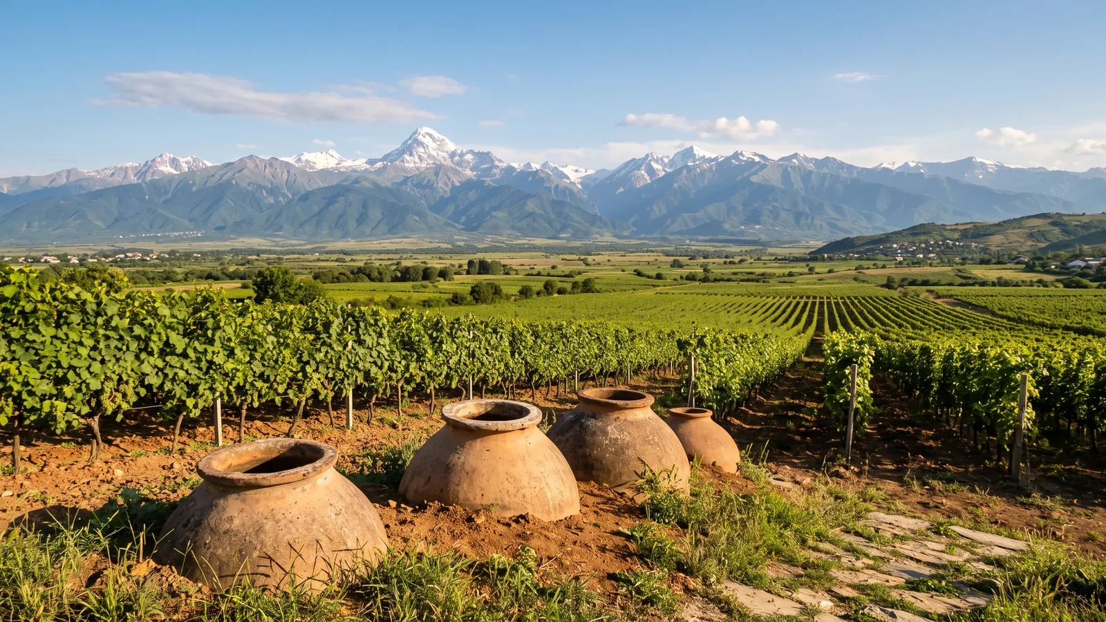 Wine landscape in Georgia