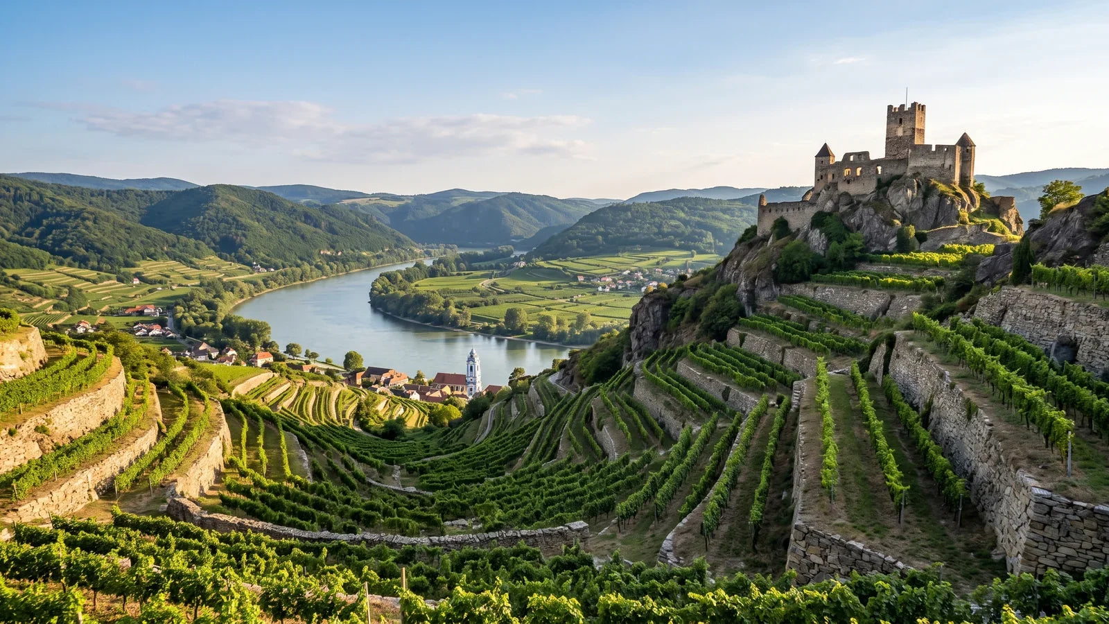 Wine landscape in Austria