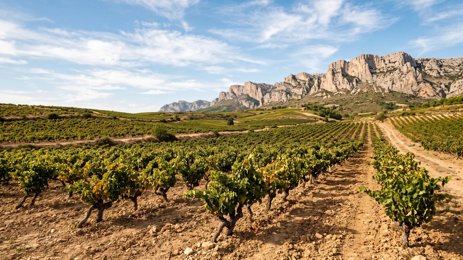 Wine landscape in Spain