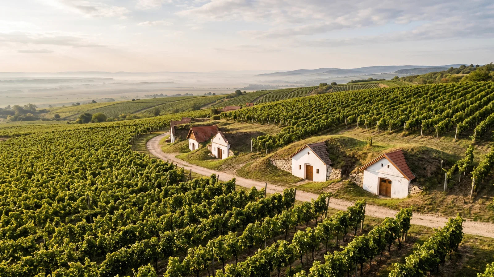Weinlandschaft in Ungarn