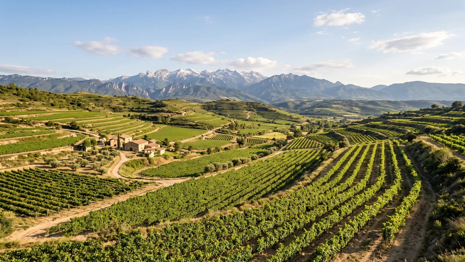 Weinlandschaft der Region Aragonien