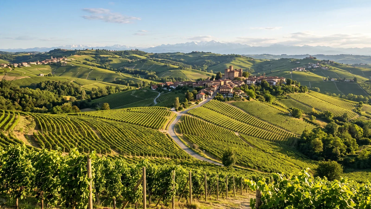 Wine landscape of the Langhe region