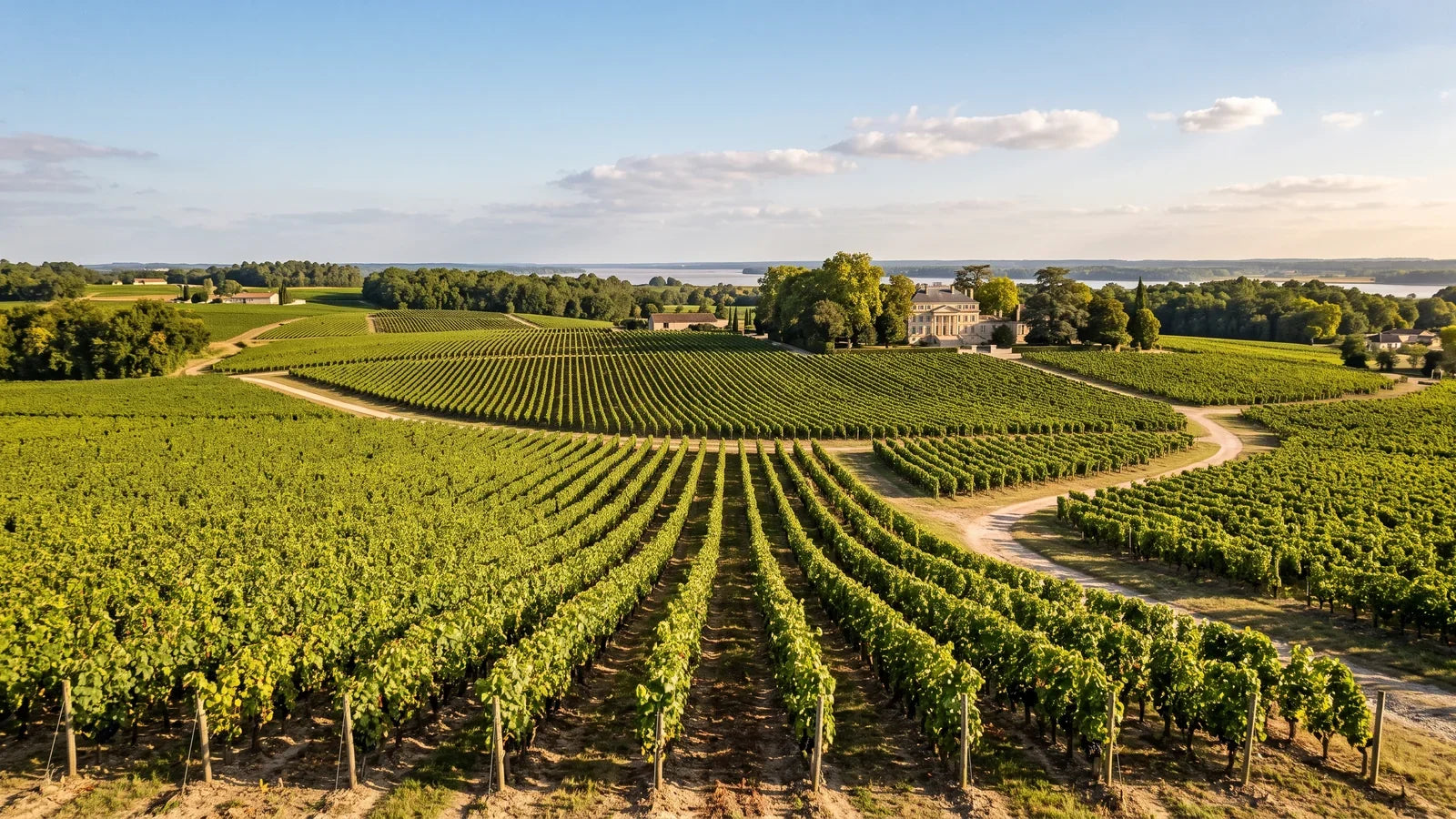 Wine landscape of the Margaux region