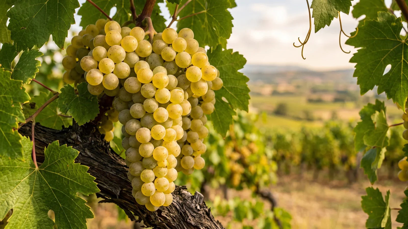 Trauben der Rebsorte Marsanne
