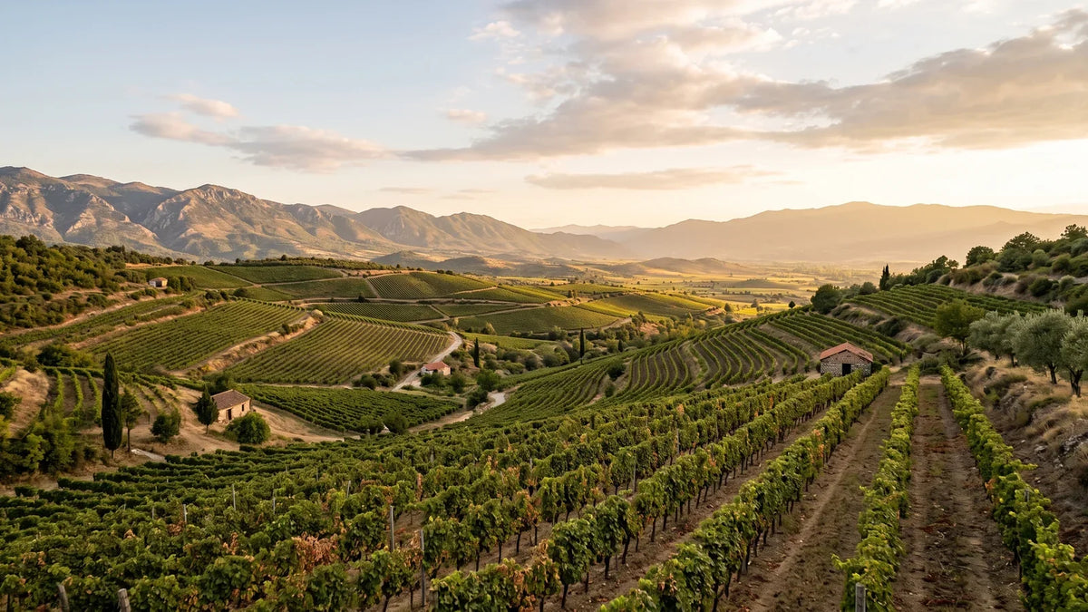Wine landscape of the Macedonia region