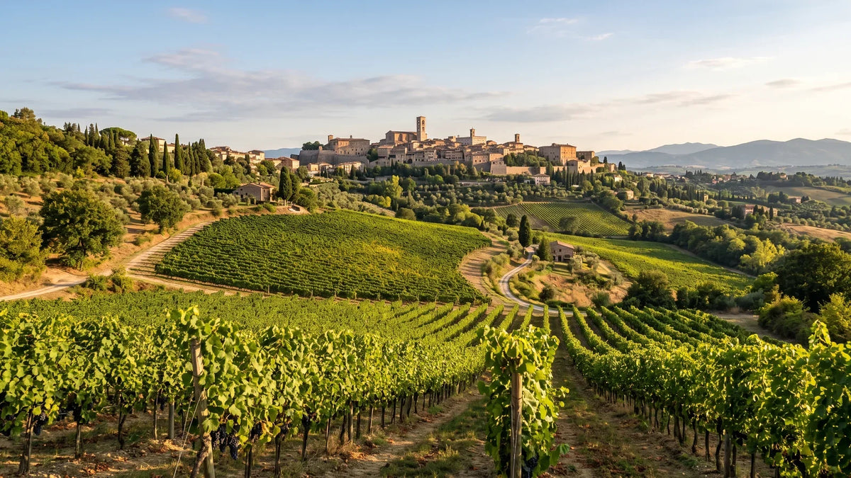 Wine landscape of the Perugia region
