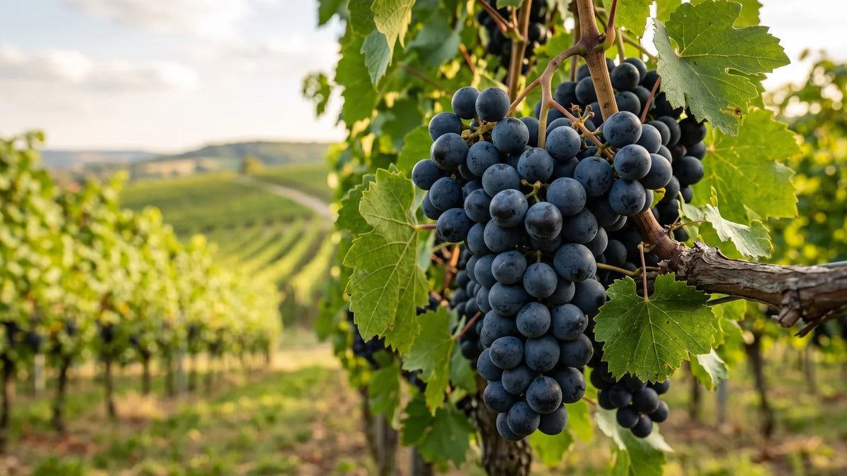 Grapes of the Samtrot variety