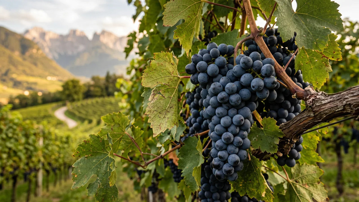 Grapes of the Teroldego variety