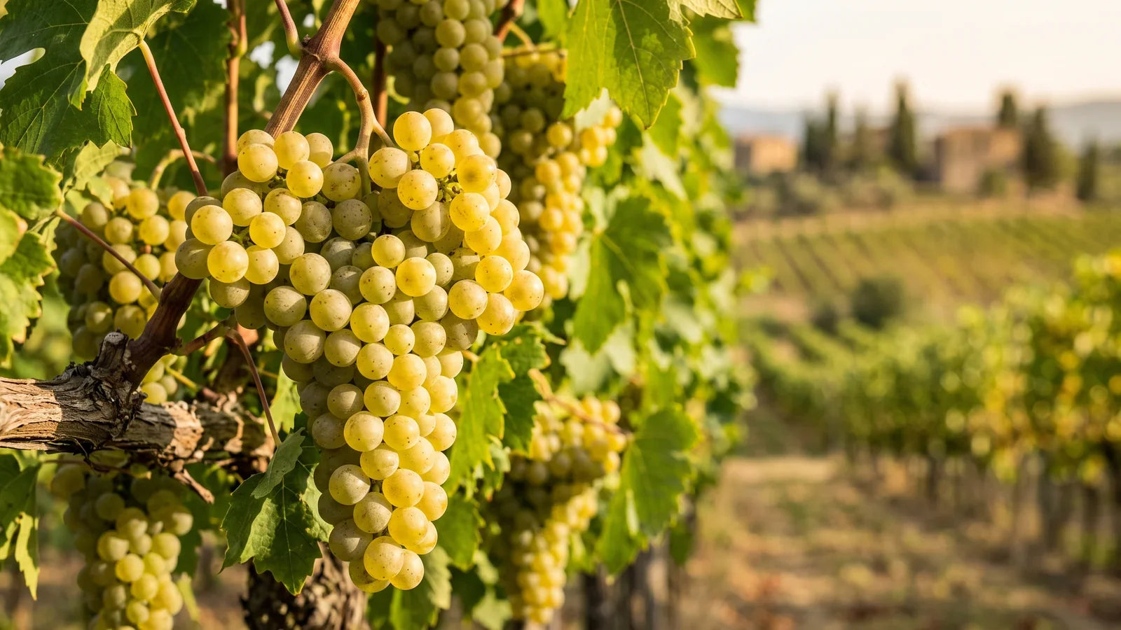 Grapes of the Vernaccia di San Gimignano variety