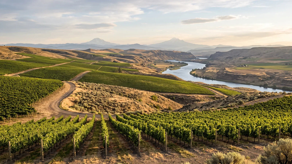 Wine landscape of the Washington region