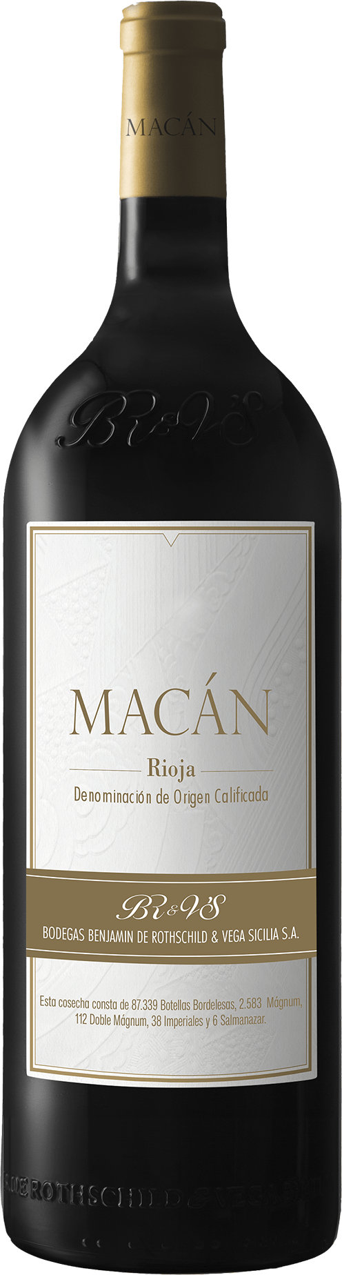 Macán magnum in 1-bottle wooden case