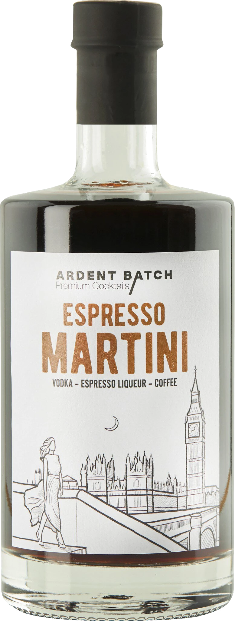 No3 The Espresso Martini 22,2%vol Vodka-Espresso Liqueur-Coffee Spirituose 0,5L