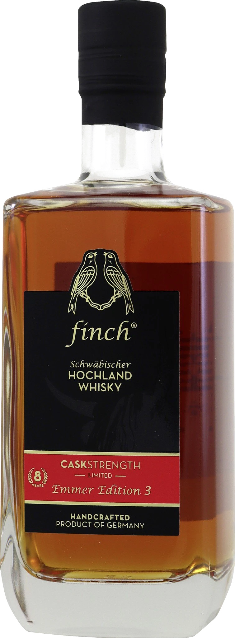 finch CaskStrength Emmer Edition III 8 years Schwäbischer Hochland Whisky 0,5L