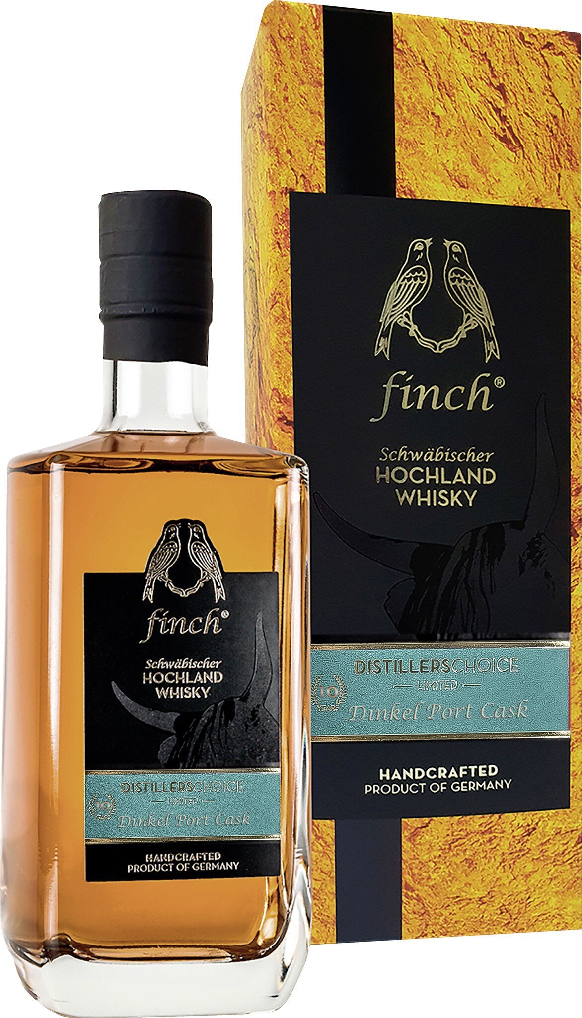 finch DistillersChoice Spelt Port Cask 10 Years finch Whisky distillery - individually in gift packaging 0.5L