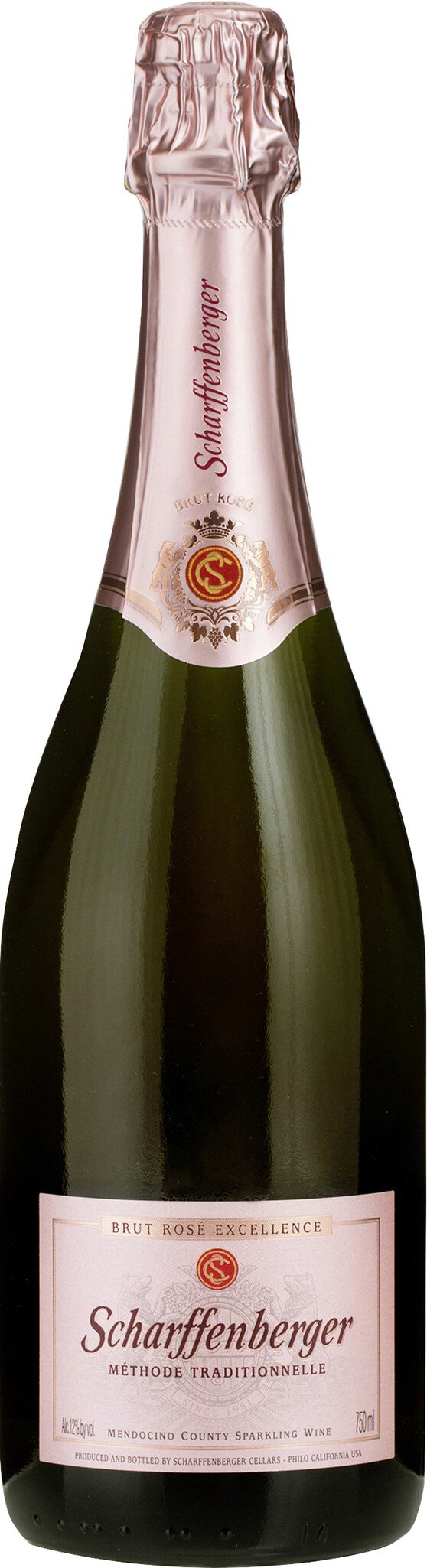 Scharffenberger Brut Rosé Excellence Californian Quality Sparkling Wine 0.75L