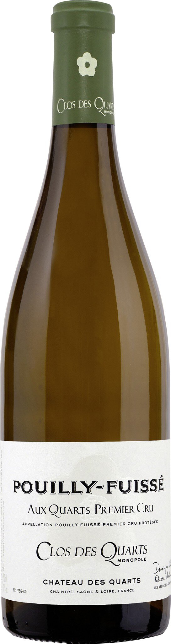 Pouilly Fuissé 1er Cru Aux Quarts Clos de Quarts AC Premier Cru 0.75L