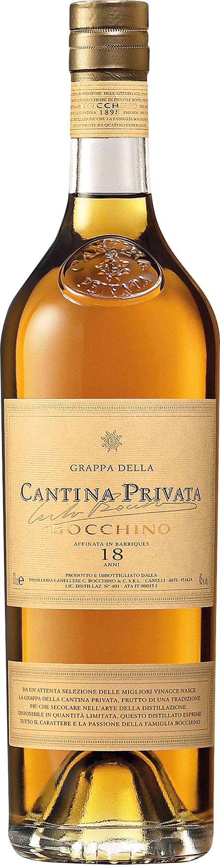 Grappa della Cantina Privata 18 Anni 0.7L