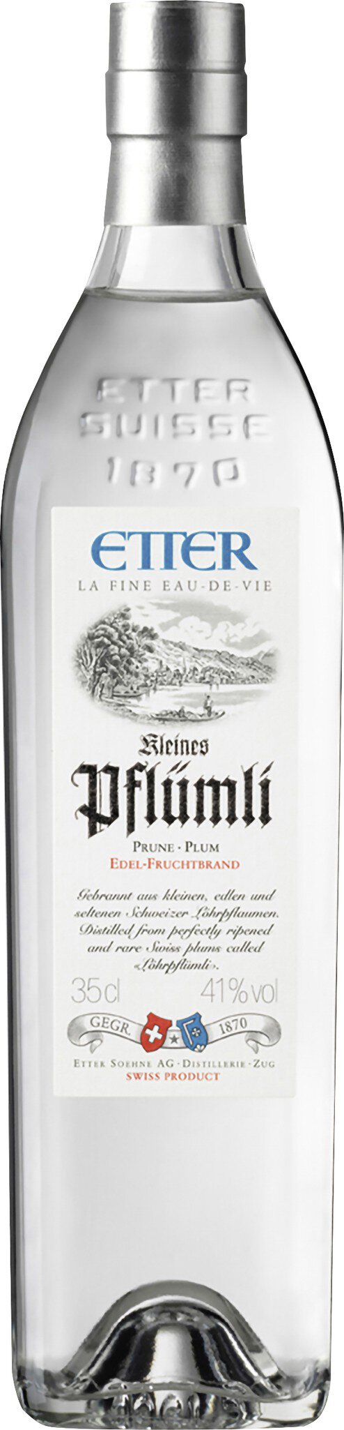 Etter Kleines Pflümli 0,35 Schweizer Löhrpflaume, 41% Vol. 0,35L