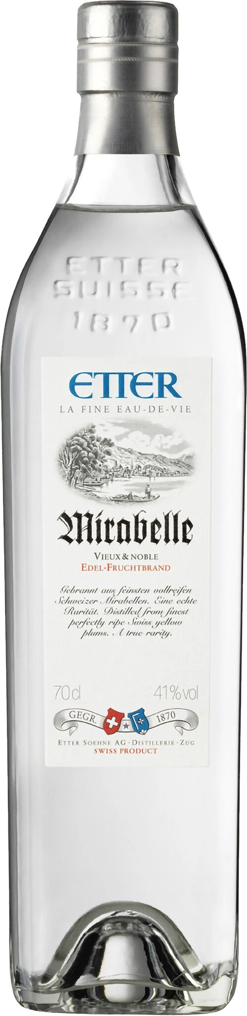Etter Mirabelle Swiss Mirabelle, 41% Vol. 0.7L