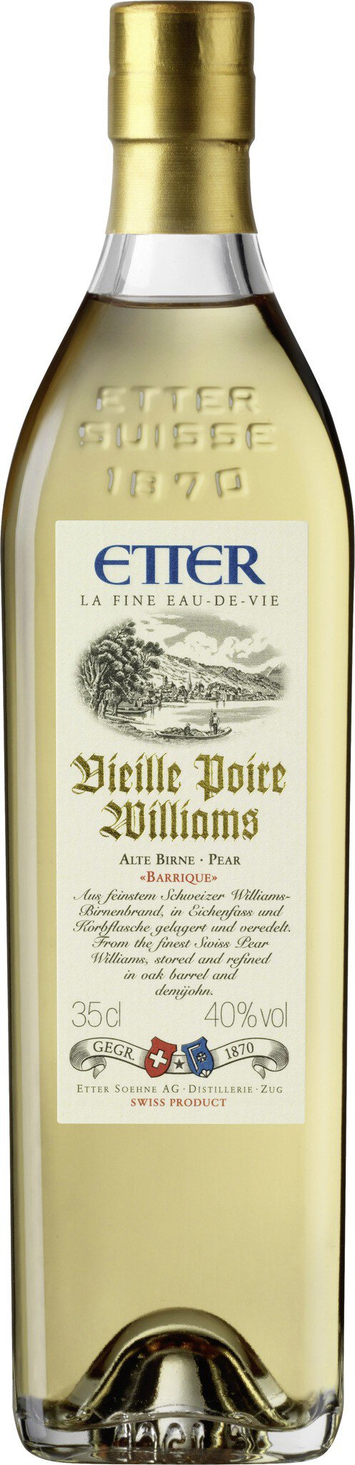 Etter Vieille Poire Williams Swiss Williams pear 40% vol. 0.35L