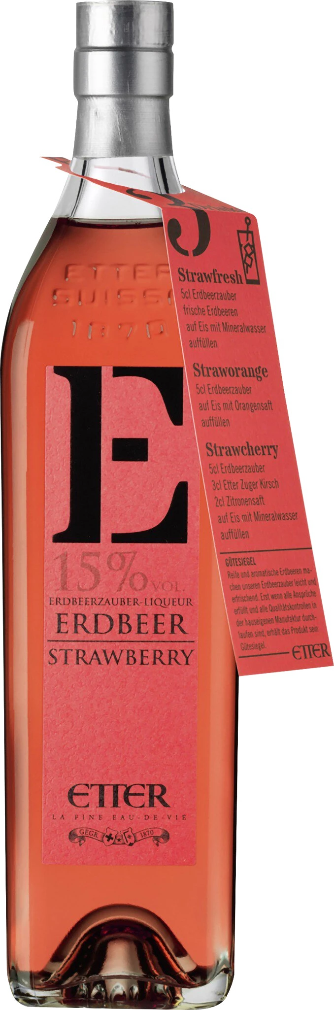 Etter Erdbeerzauber New Generation Liqueur, 15% Vol. 0.35L