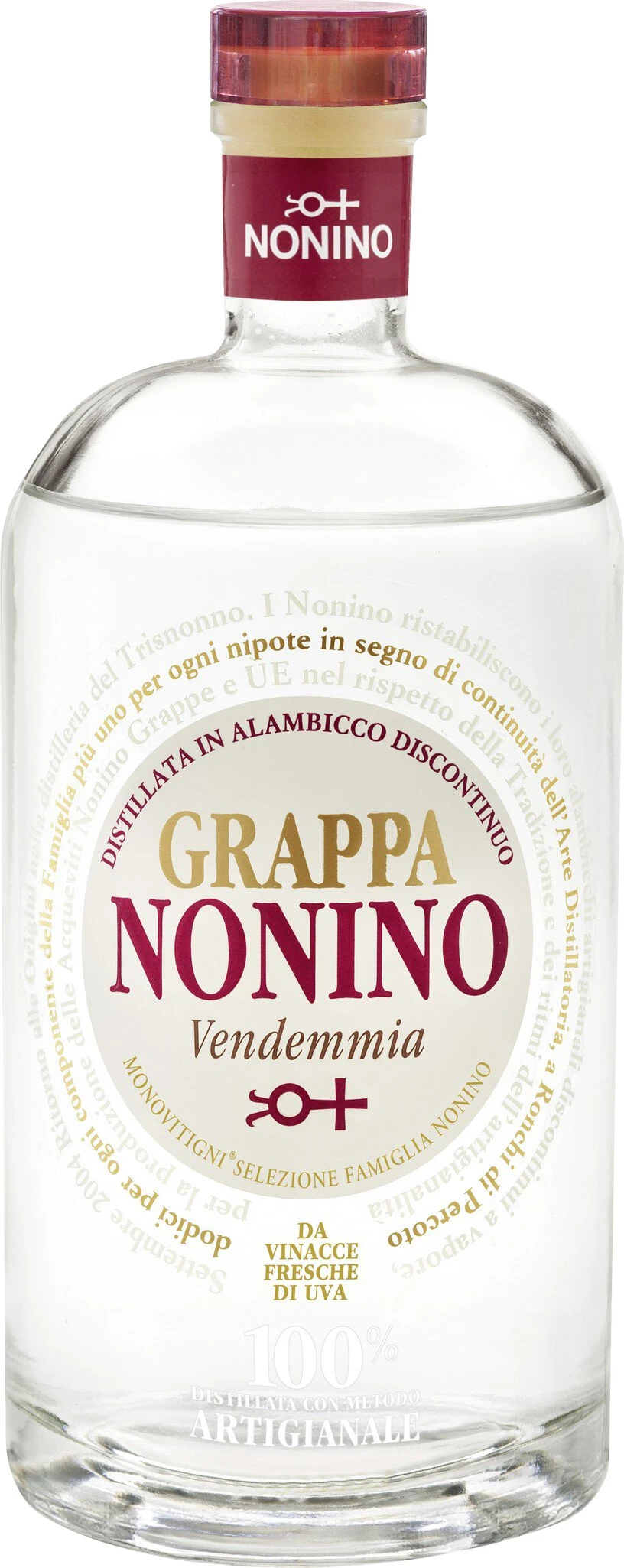 Grappa Vendemmia 40% vol Clear distillate 0.7L