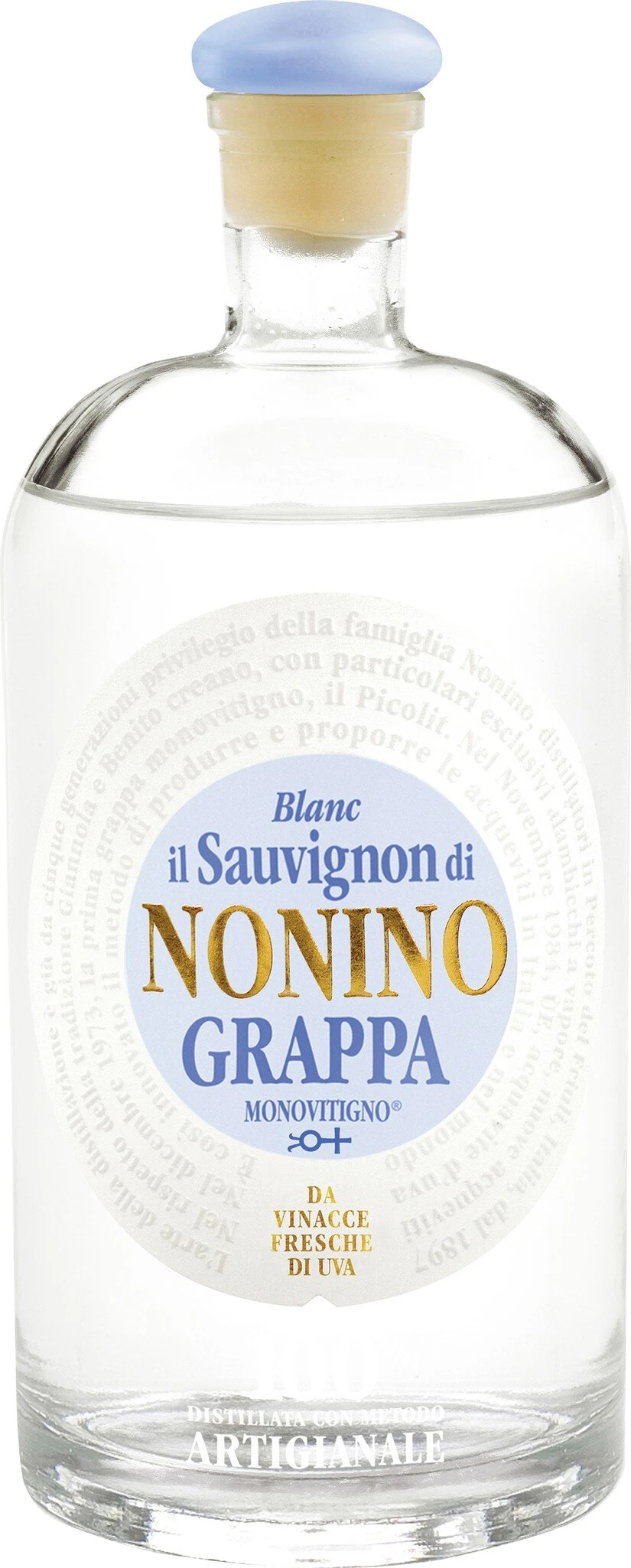 Grappa Il Sauvignon Blanc Monovitigno Klares Destillat 41% vol. 0,7L
