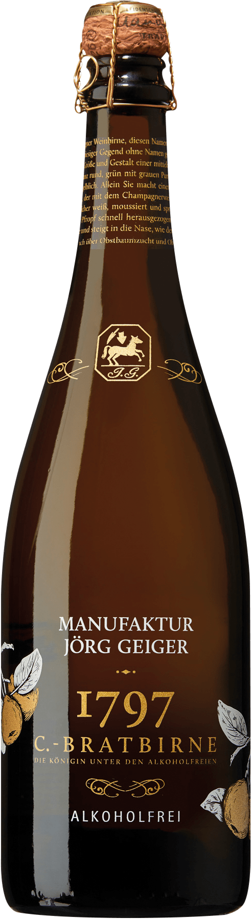 Champagner Bratbirne - frei von Alkohol