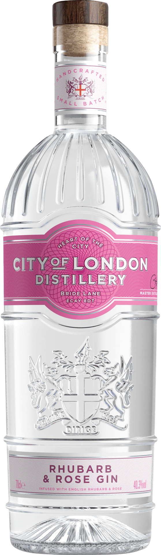 City of London Rhub.&Rose Gin 0,7L