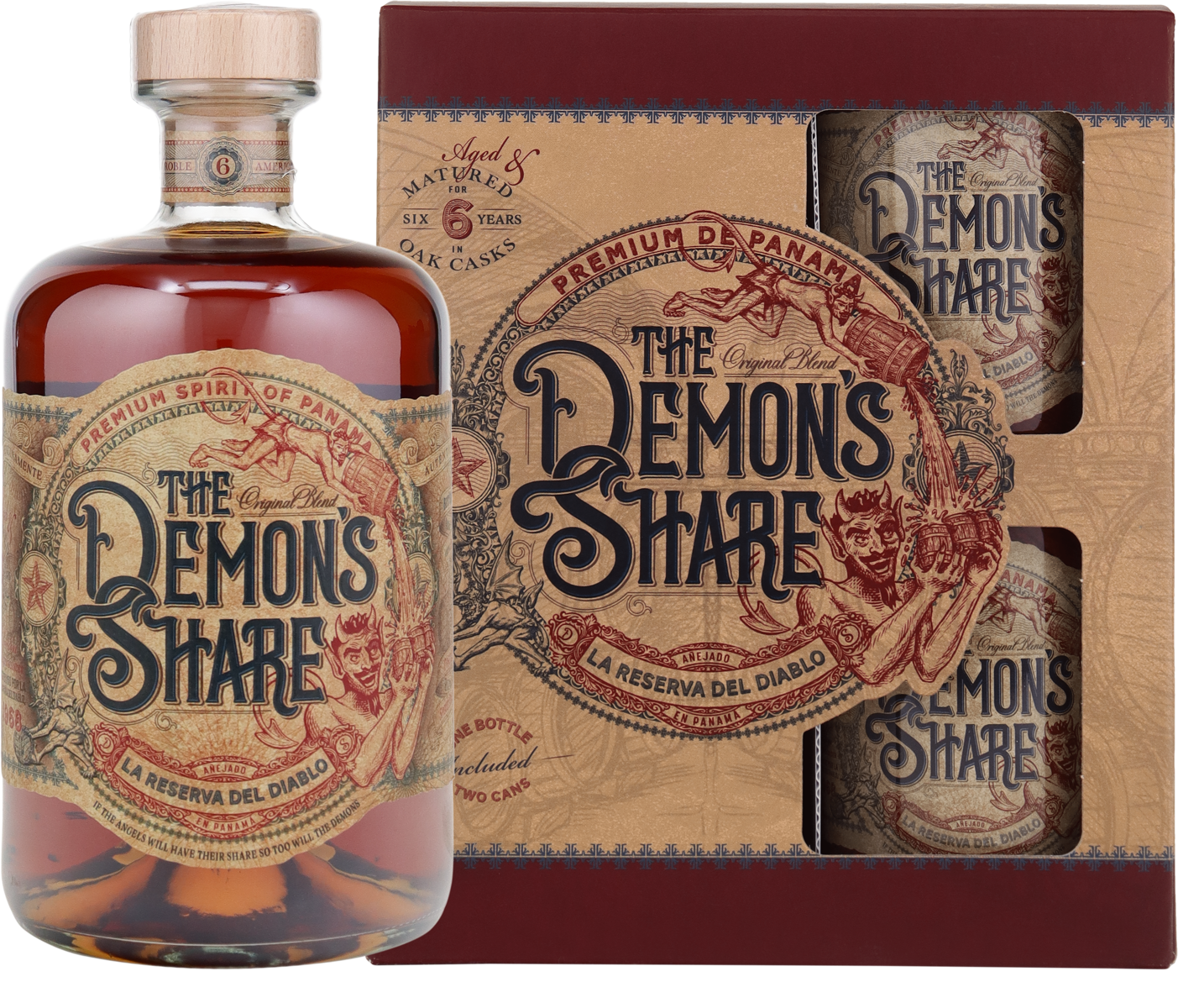 The Demons Share 6 Years old in GP mit 2 Blechdosen