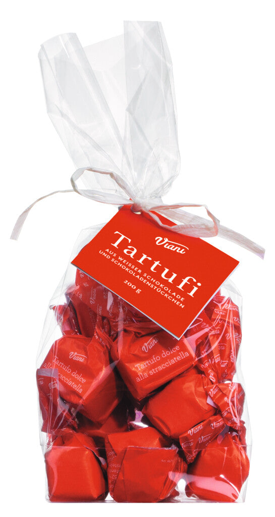 Tartufi dolci alla stracciatella, sacchetto