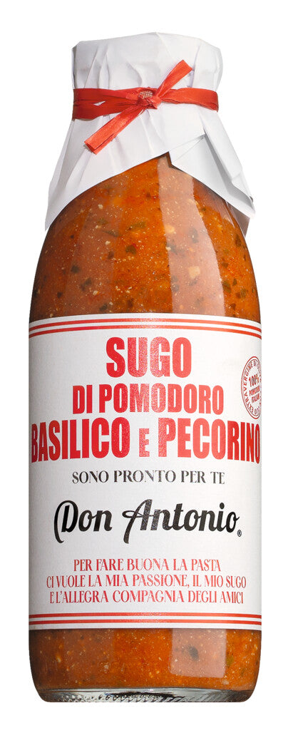 Sugo al basilico e pecorino