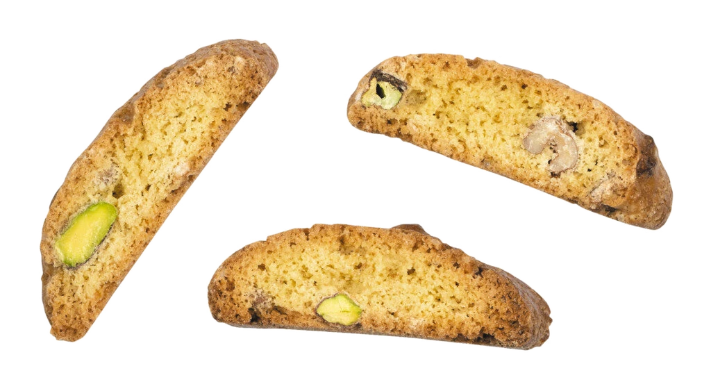 Cantuccini with pistacchi and noci