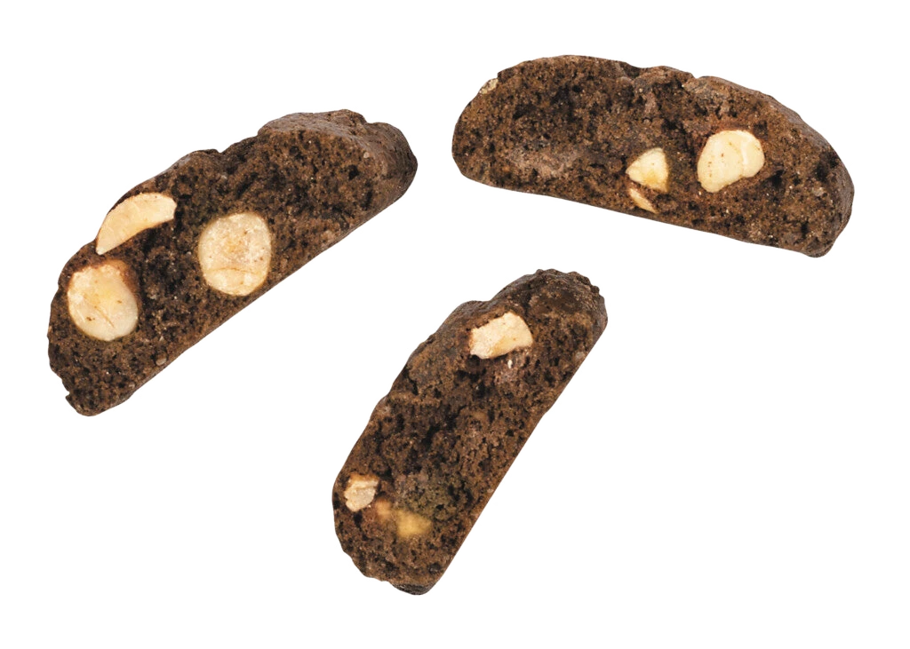 Cantuccini with nocciole and cioccolato fondente