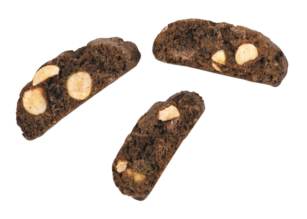 Cantuccini con nocciole e cioccolato fondente