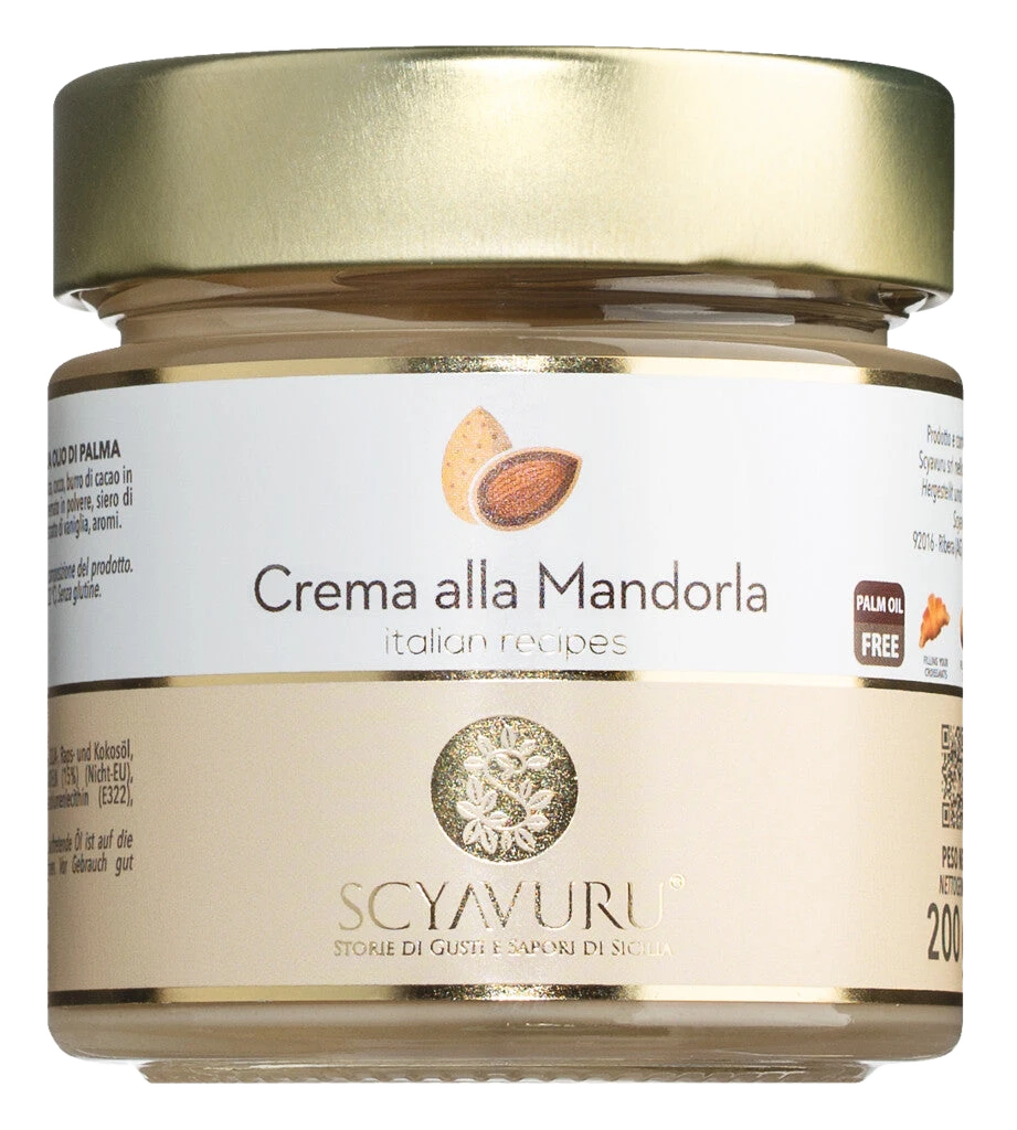 Crema alla Mandorla senza olio di palma
