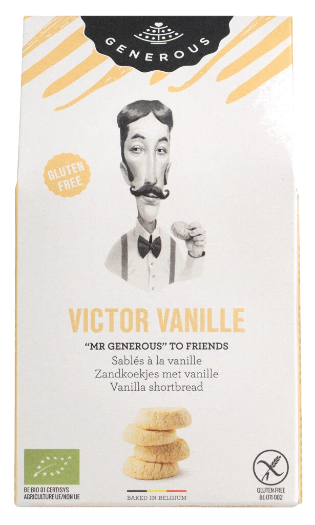 Victor Vanille, organic, glutenfree