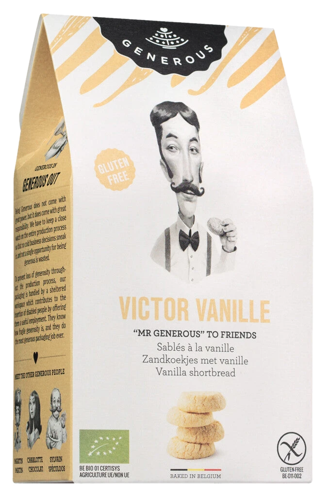 Victor Vanille, organic, glutenfree