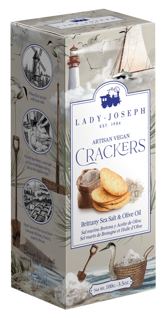Brittany Sea Salt and Olive Oil Crackers