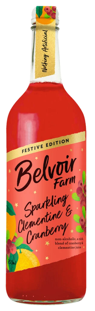 Sparkling Clementine & Cranberry Drink