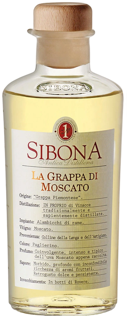 Sibona La Grappa di Moscato