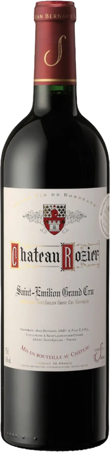Château Rozier Saint-Emilion Grand Cru
