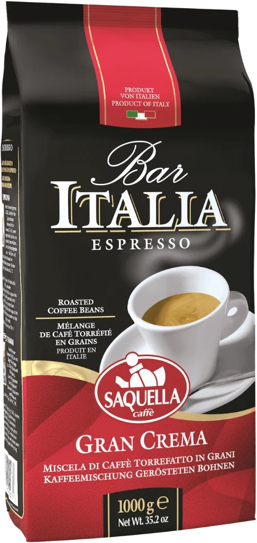 Saquella Bar Italia Espresso Gran Crema 1Kg