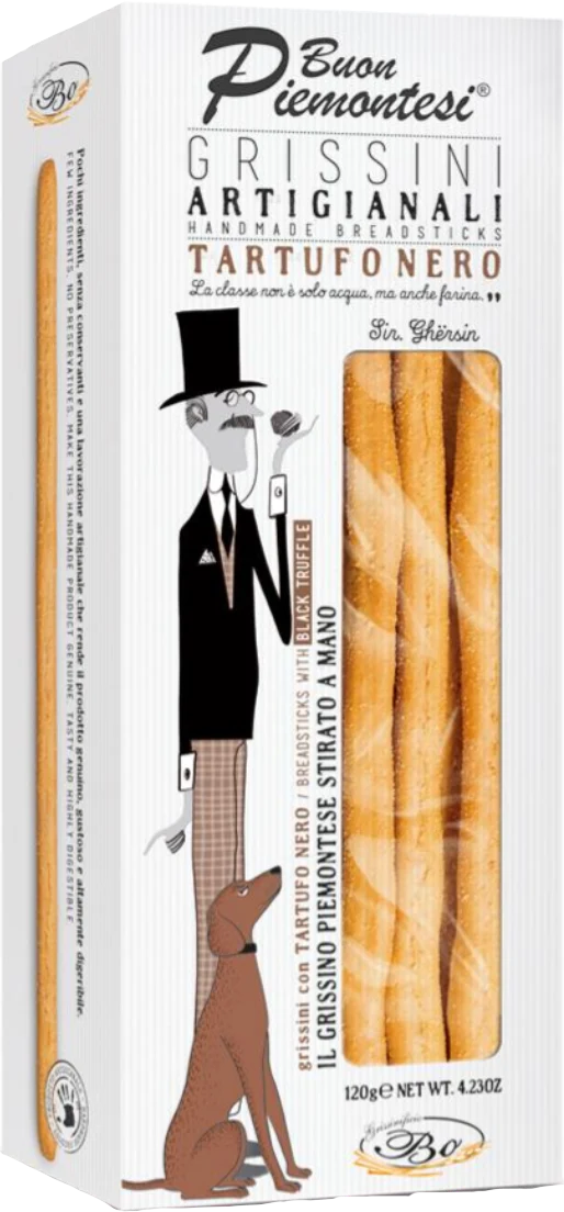 Grissini Artigianali Tartufo Nero 120g.