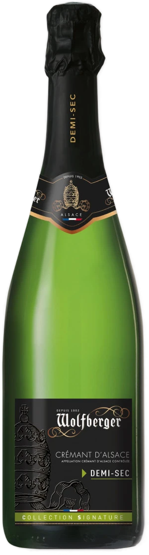 Wolfberger Cremant Brut Alsace Demi Sec AOC