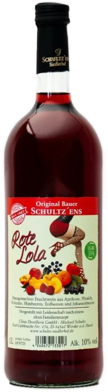 Obstwein Rote Lola (Mehrfruchtwein)