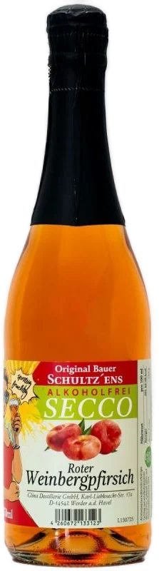 Weinbergpfirsich Secco alkoholfrei