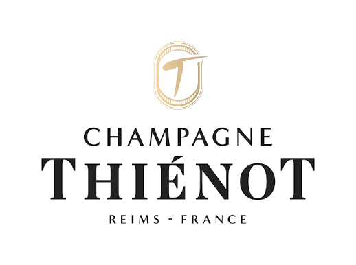 Logo von Champagne Thiénot, französisches Champagnerhaus gegründet von Alain Thiénot.
